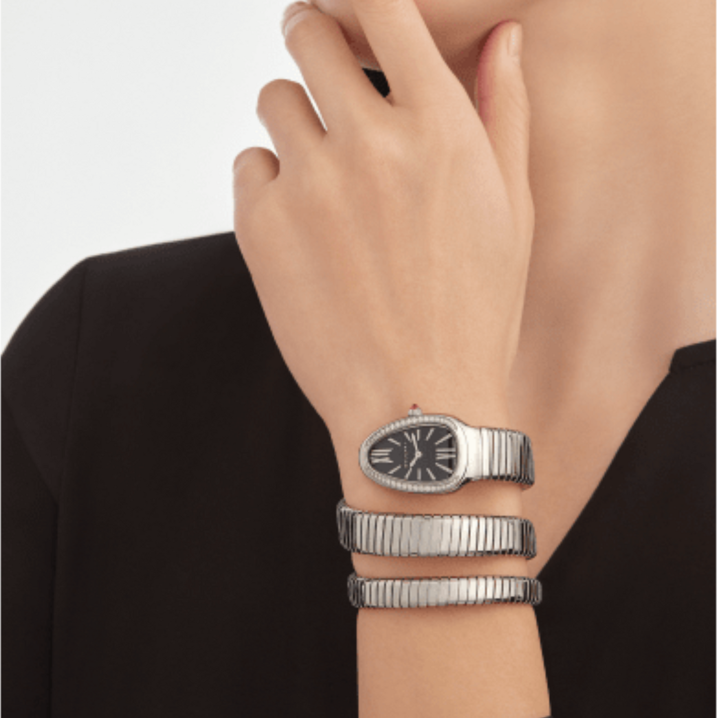 Bvlgari Serpenti Tubogas GRIS/NOIR SERTIE