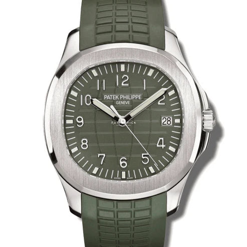 Patek Philippe Aquanaut White Gold Green