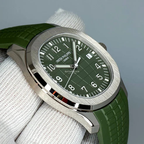 Patek Philippe Aquanaut White Gold Green