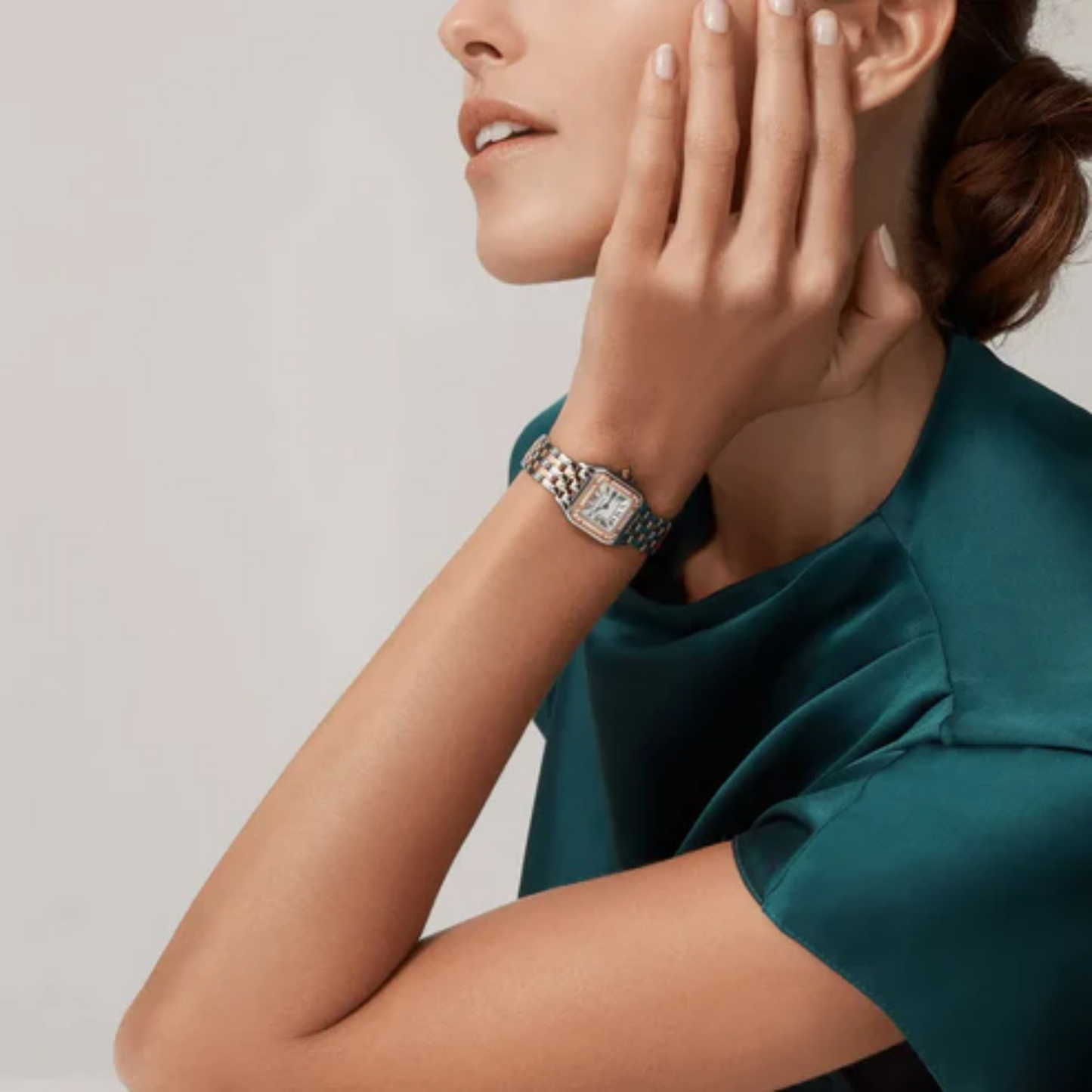 Cartier Panthère Argenté Rose Pierres