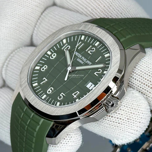 Patek Philippe Aquanaut White Gold Green