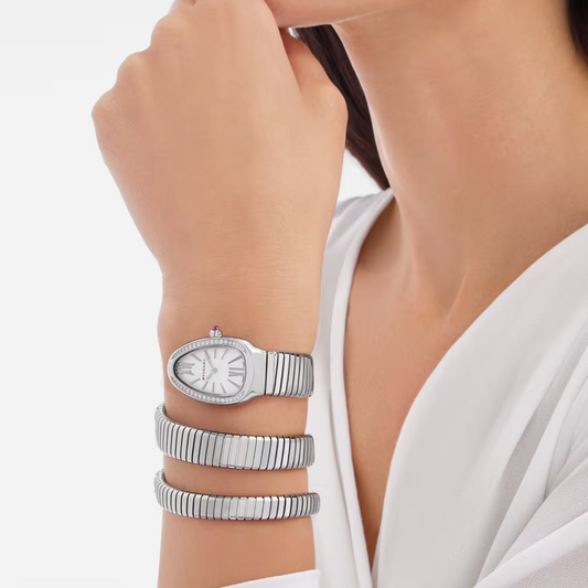 Bvlgari Serpenti Tubogas GRIS/BLANC
