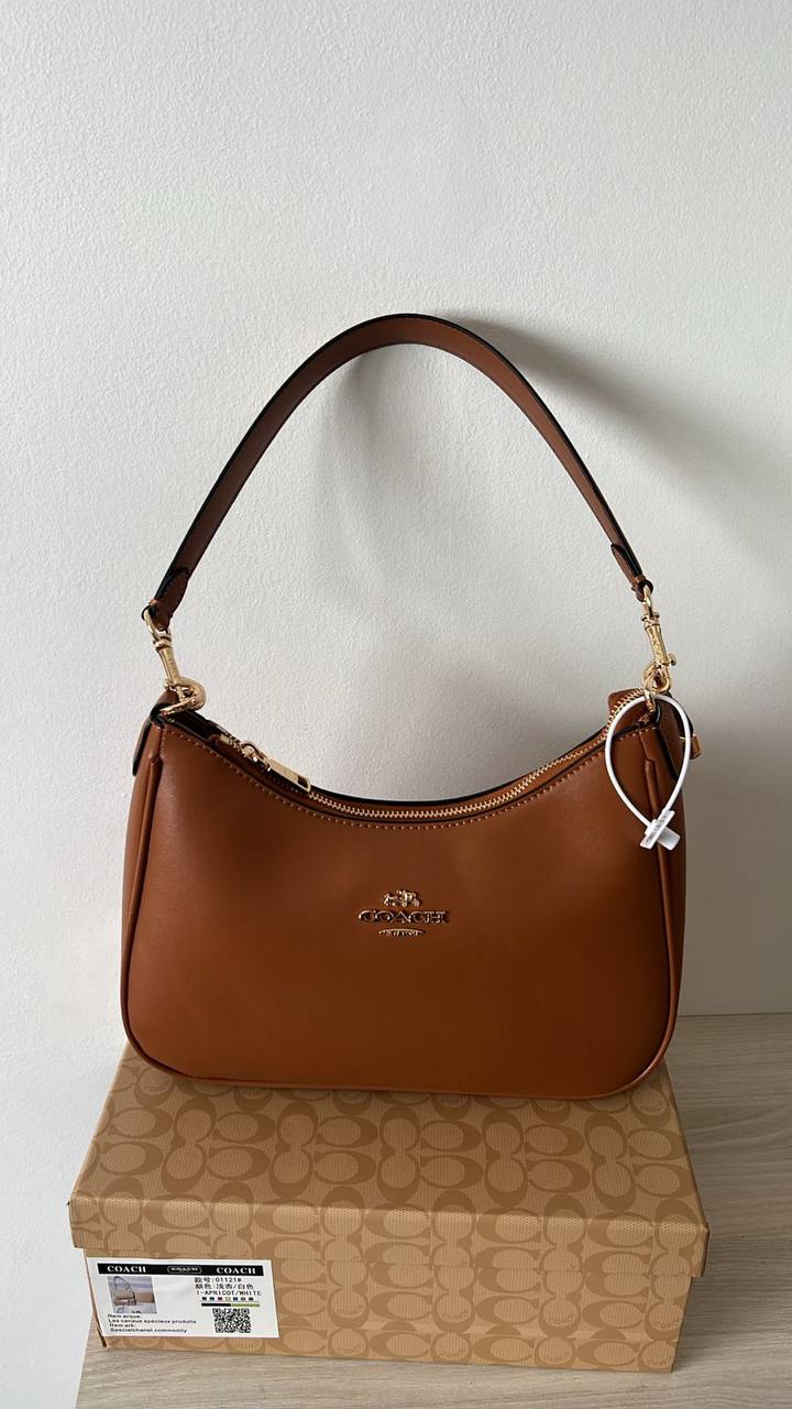 COACH Porté-épaule Laurel en toile signature