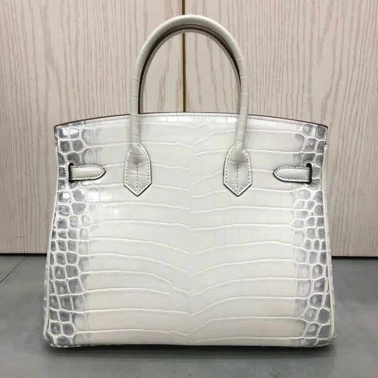 Sac Hermes Birkin Blanc Crocodile