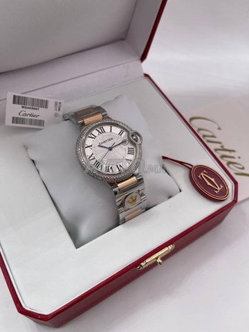 CARTIER BALLON  Two-Tone Serti