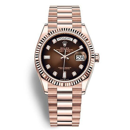 Rolex DAY DATE OR ROSE/BRUN