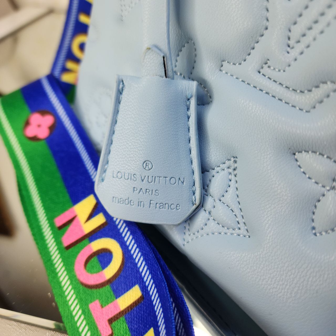 Louis Vuitton Alma BB Matelassé Bleu Glacier