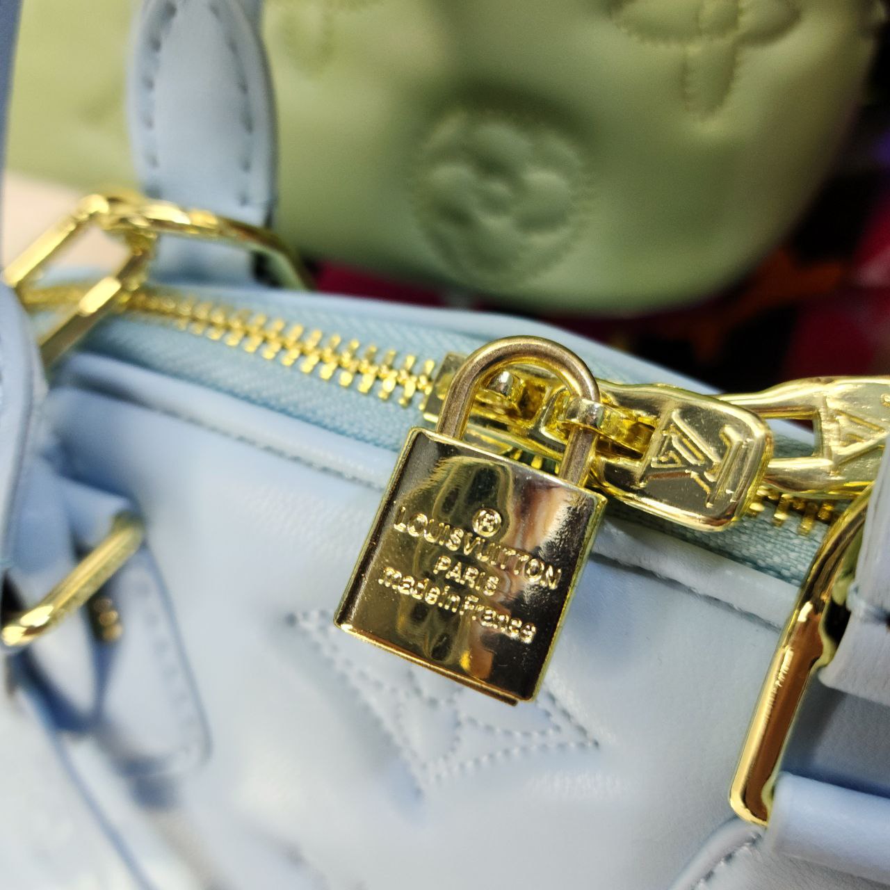 Louis Vuitton Alma BB Matelassé Bleu Glacier