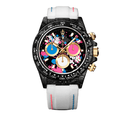 Rolex Daytona Carbon Motley Lady 40mm