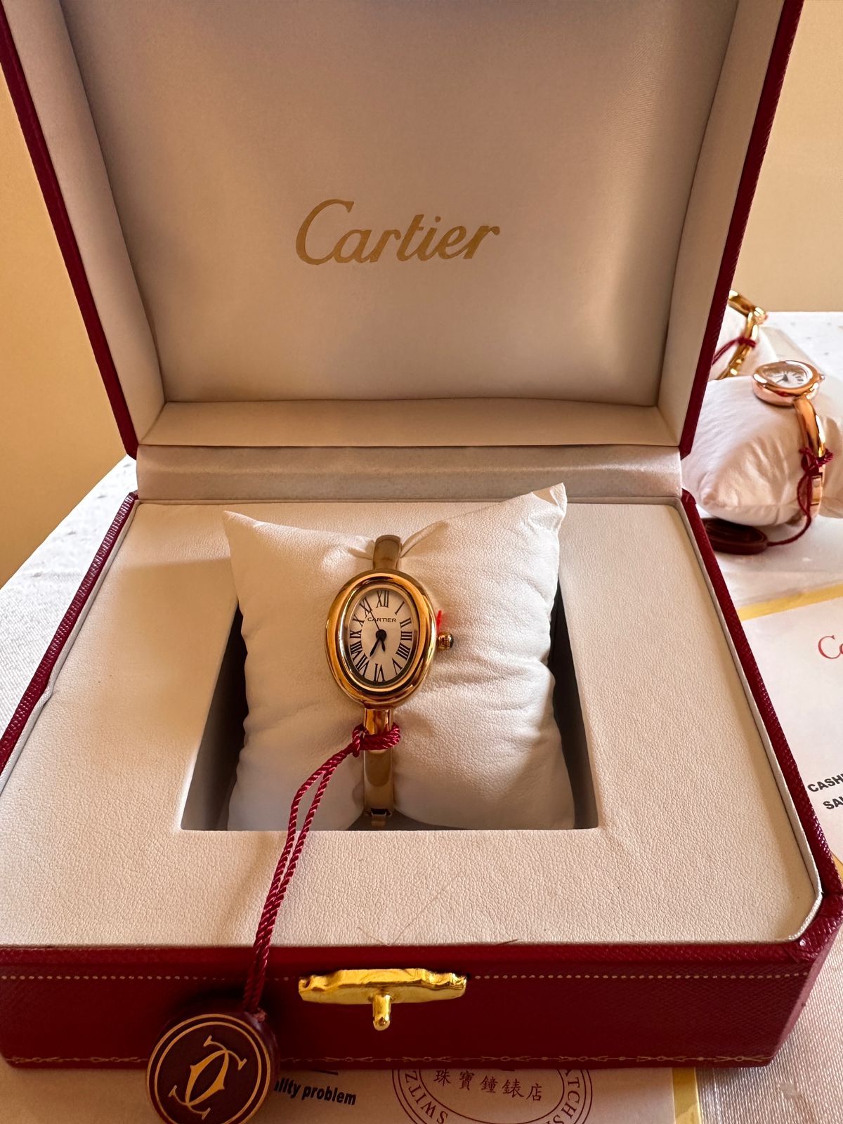 Cartier Baignoire Rose Gold