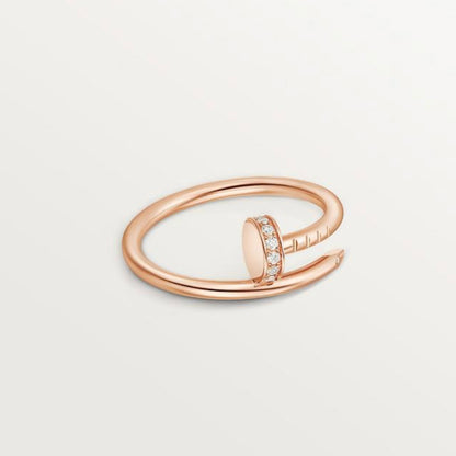 Bague Cartier Just Un Clou Petit Modèle Diamants ROSE GOLD