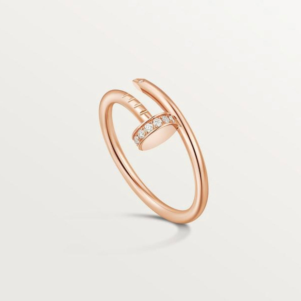 Bague Cartier Just Un Clou Petit Modèle Diamants ROSE GOLD