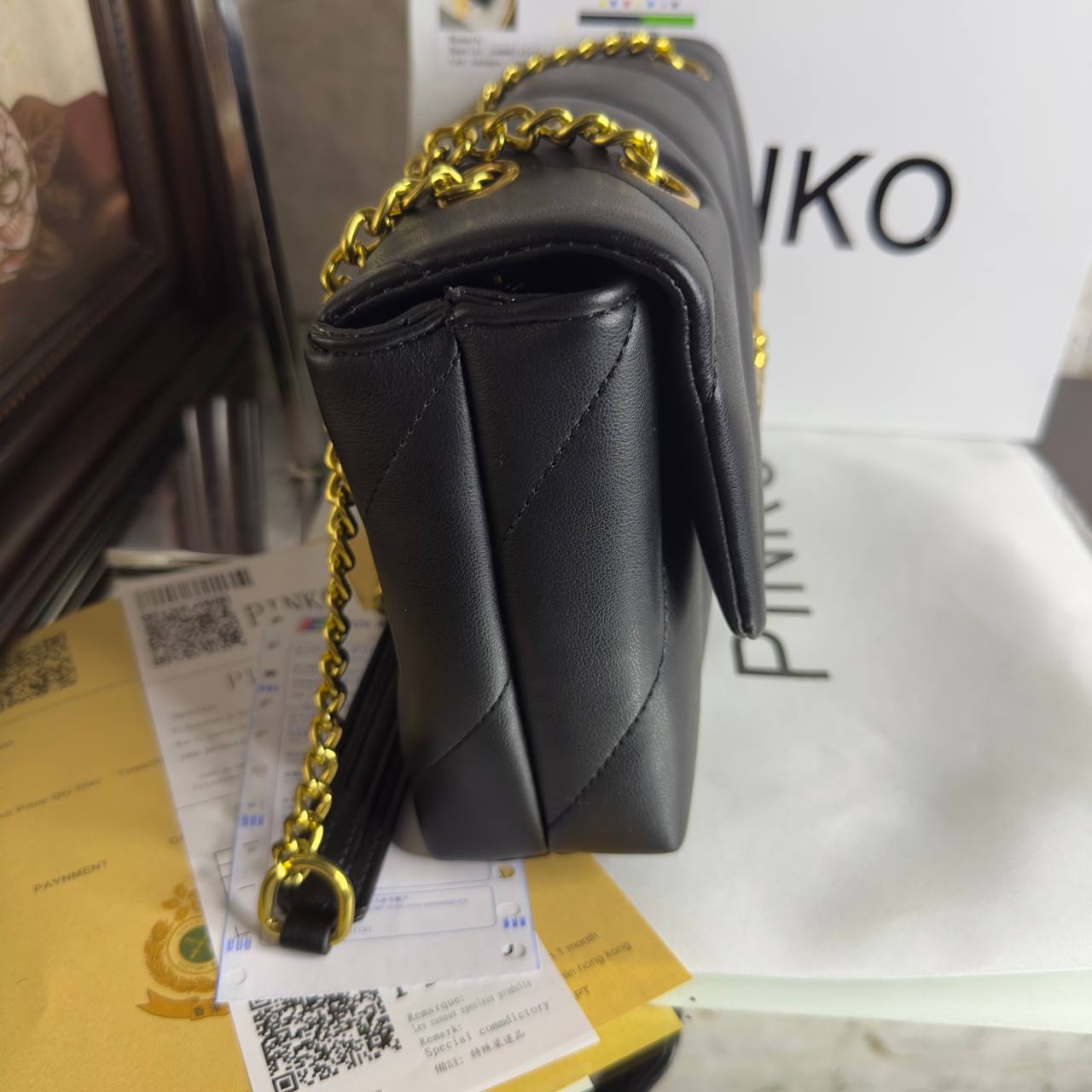 Sac Pinko Détails en Gold