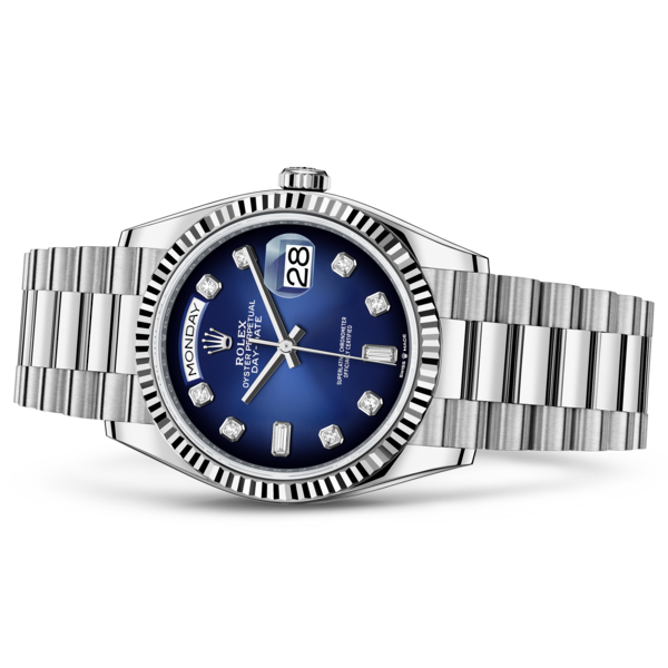 Rolex Day Date Bleu