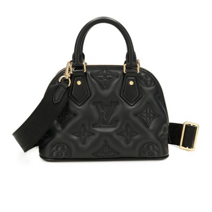 Louis Vuitton LV Alma BB Bubblegramme Noir