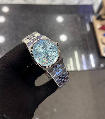 Rolex Land-Dweller Cadran bleu glacier 40mm / 36mm