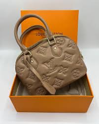 Sac Louis Vuitton bandoulière en cuir Alma Marron